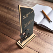 Load image into Gallery viewer, Award - Trophy Award 1st 2nd 3rd Place - 9x5 Inches