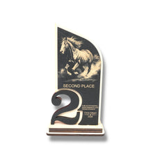 Load image into Gallery viewer, Award - Trophy - PERSONALIZED - Horse - 1st 2nd 3rd Place - 9x5 Inches