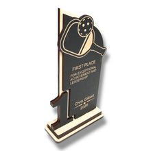 Load image into Gallery viewer, Trophy Award - PERSONALIZED - Pickleball - 1st 2nd 3rd Place - 9x5 Inches