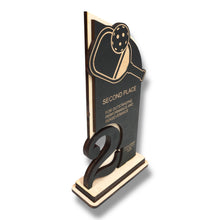 Load image into Gallery viewer, Trophy Award - PERSONALIZED - Pickleball - 1st 2nd 3rd Place - 9x5 Inches