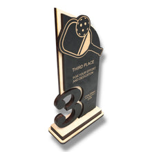 Load image into Gallery viewer, Trophy Award - PERSONALIZED - Pickleball - 1st 2nd 3rd Place - 9x5 Inches