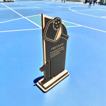 Load image into Gallery viewer, Trophy Award - CUSTOM - Pickleball - 1st 2nd 3rd Place - 9x5 Inches