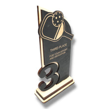 Load image into Gallery viewer, Trophy Award - CUSTOM - Pickleball - 1st 2nd 3rd Place - 9x5 Inches