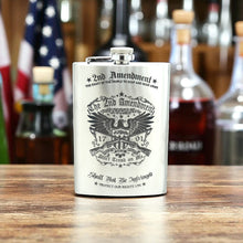 Load image into Gallery viewer, 8oz - Stainless Steel - 2nd Amendment