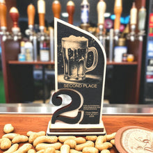 Load image into Gallery viewer, Trophy Award - PERSONALIZED - Beer - 1st 2nd 3rd Place - 9x5 Inches