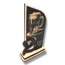 Load image into Gallery viewer, Trophy Award - PERSONALIZED - Beer - 1st 2nd 3rd Place - 9x5 Inches