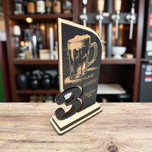 Load image into Gallery viewer, Trophy Award - PERSONALIZED - Beer - 1st 2nd 3rd Place - 9x5 Inches