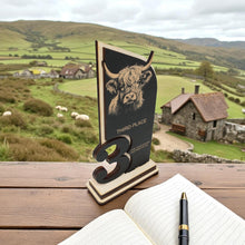 Load image into Gallery viewer, Trophy Award - CUSTOM - Highland Cow - 1st 2nd 3rd Place - 9x5 Inches