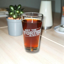 Load image into Gallery viewer, 16oz Beer Mug - May the forties be with you