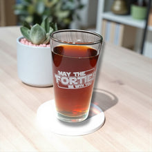 Load image into Gallery viewer, 16oz Beer Mug - May the forties be with you