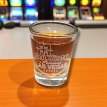 Load image into Gallery viewer, 2oz Welcome to Las Vegas Shotglass LASER