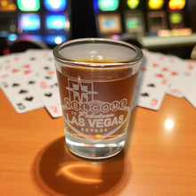 Load image into Gallery viewer, 2oz Welcome to Las Vegas Shotglass LASER