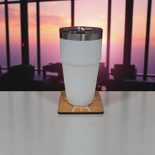 Load image into Gallery viewer, The Grillfather Coaster Set of two 4x4in Raw Wood