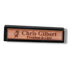 Load image into Gallery viewer, Desk Wedge Name Plate - PERSONALIZED - Lion - 11 Inches