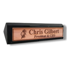 Load image into Gallery viewer, Desk Wedge Name Plate - PERSONALIZED - Lion - 11 Inches