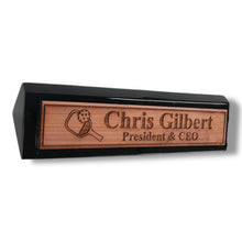 Load image into Gallery viewer, Desk Wedge Name Plate - PERSONALIZED - Pickleball - 11 Inches