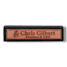 Load image into Gallery viewer, Desk Wedge Name Plate - PERSONALIZED - Native American Indian - 11 Inches