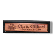 Load image into Gallery viewer, Desk Wedge Name Plate - PERSONALIZED - Noahs Ark - 11 Inches