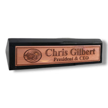Load image into Gallery viewer, Desk Wedge Name Plate - PERSONALIZED - Noahs Ark - 11 Inches