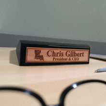 Load image into Gallery viewer, Desk Wedge Name Plate - PERSONALIZED - Louisiana - 11 Inches - Cajun