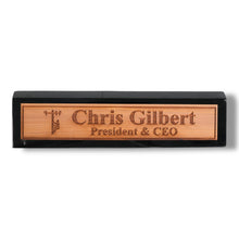 Load image into Gallery viewer, Desk Wedge Name Plate - PERSONALIZED - Lineman - 11 Inches