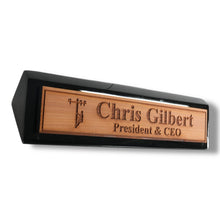 Load image into Gallery viewer, Desk Wedge Name Plate - PERSONALIZED - Lineman - 11 Inches