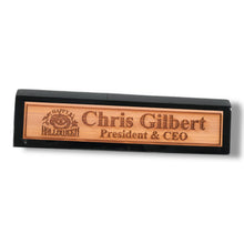 Load image into Gallery viewer, Desk Wedge Name Plate - PERSONALIZED - Happy Halloween - 11 Inches