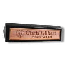Load image into Gallery viewer, Desk Wedge Name Plate - PERSONALIZED - Kidney - 11 Inches