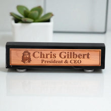 Load image into Gallery viewer, Desk Wedge Name Plate - PERSONALIZED - Jesus - 11 Inches
