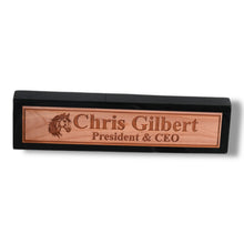 Load image into Gallery viewer, Desk Wedge Name Plate - PERSONALIZED - Horse - 11 Inches