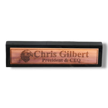 Load image into Gallery viewer, Desk Wedge Name Plate - PERSONALIZED - Eagle - 11 Inches