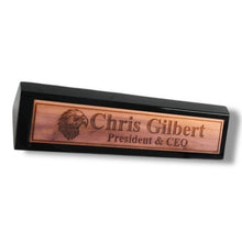 Load image into Gallery viewer, Desk Wedge Name Plate - PERSONALIZED - Eagle - 11 Inches