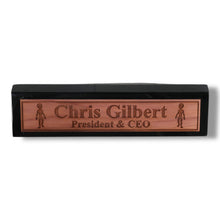 Load image into Gallery viewer, Desk Wedge Name Plate - PERSONALIZED - Alien - 11 Inches