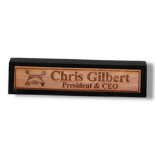 Load image into Gallery viewer, Desk Wedge Name Plate - PERSONALIZED - Spirit Board - 11 Inches