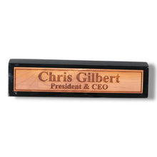 Load image into Gallery viewer, Desk Wedge Name Plate - Personalized Titles and Styles - 11 Inches