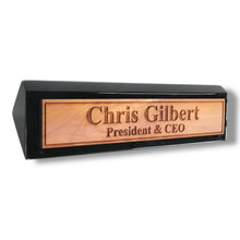 Load image into Gallery viewer, Desk Wedge Name Plate - Personalized Titles and Styles - 11 Inches