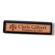 Load image into Gallery viewer, Desk Wedge Name Plate - PERSONALIZED - Thunderbird Native American - 11 Inches