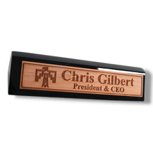 Load image into Gallery viewer, Desk Wedge Name Plate - PERSONALIZED - Thunderbird Native American - 11 Inches
