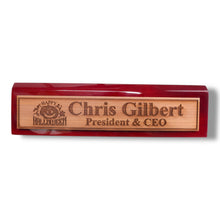 Load image into Gallery viewer, Desk Wedge Name Plate - PERSONALIZED - Happy Halloween - 11 Inches