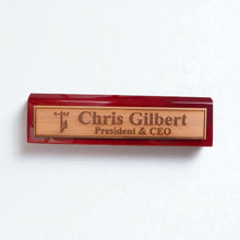 Load image into Gallery viewer, Desk Wedge Name Plate - PERSONALIZED - Lineman - 11 Inches