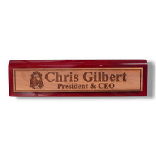 Load image into Gallery viewer, Desk Wedge Name Plate - PERSONALIZED - Jesus - 11 Inches