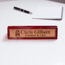 Load image into Gallery viewer, Desk Wedge Name Plate - PERSONALIZED - Jesus - 11 Inches