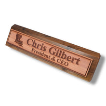 Load image into Gallery viewer, Desk Wedge Name Plate - PERSONALIZED - Louisiana - 11 Inches - Cajun