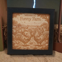 Load image into Gallery viewer, Framed Art - CUSTOM - Welcome to the Funny Farm