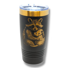 Load image into Gallery viewer, 20oz Tumbler - CUSTOM - Raccoon and Baby