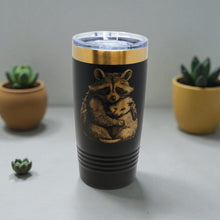 Load image into Gallery viewer, 20oz Tumbler - CUSTOM - Raccoon and Baby