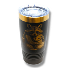 Load image into Gallery viewer, 20oz Tumbler - CUSTOM - Raccoon and Baby