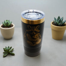 Load image into Gallery viewer, 20oz Tumbler - CUSTOM - Raccoon and Baby