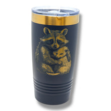 Load image into Gallery viewer, 20oz Tumbler - CUSTOM - Raccoon and Baby
