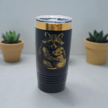 Load image into Gallery viewer, 20oz Tumbler - CUSTOM - Raccoon and Baby